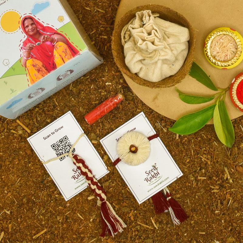 Buy Apoorva Rakshabandhan Seed Rakhi Gift Box Rakhi Hamper from Vaaree