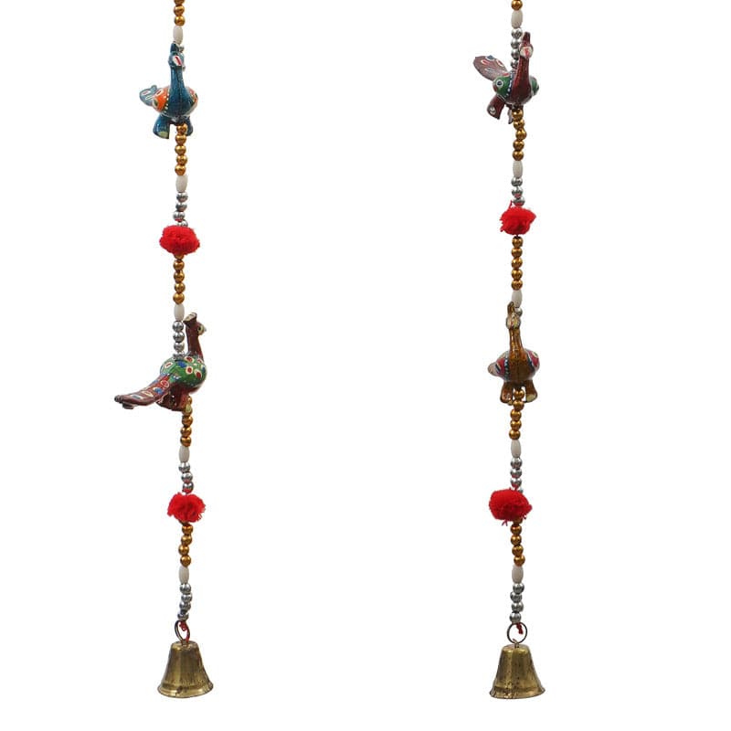 Buy Indie Peacock Latkan - Set Of Two Latkans from Vaaree