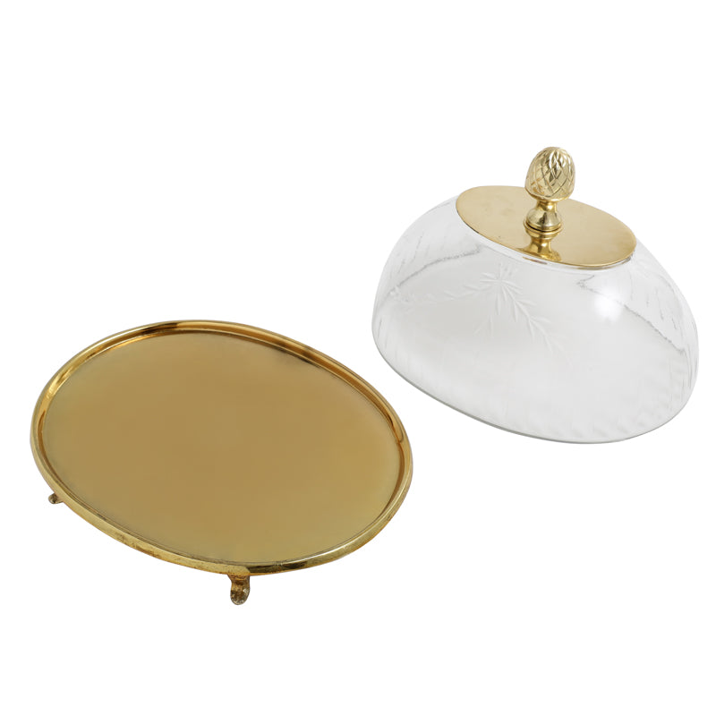 Buy Eira Cake Stand - Gold Cake Stand from Vaaree