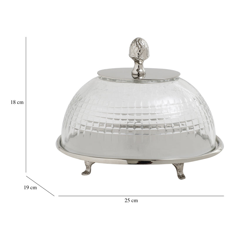 Buy Vigo Cake Stand - Silver Cake Stand from Vaaree