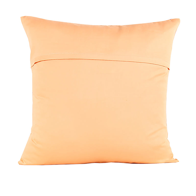 Buy Bhumiti Striped Cushion Cover - Red & Peach Cushion Covers from Vaaree