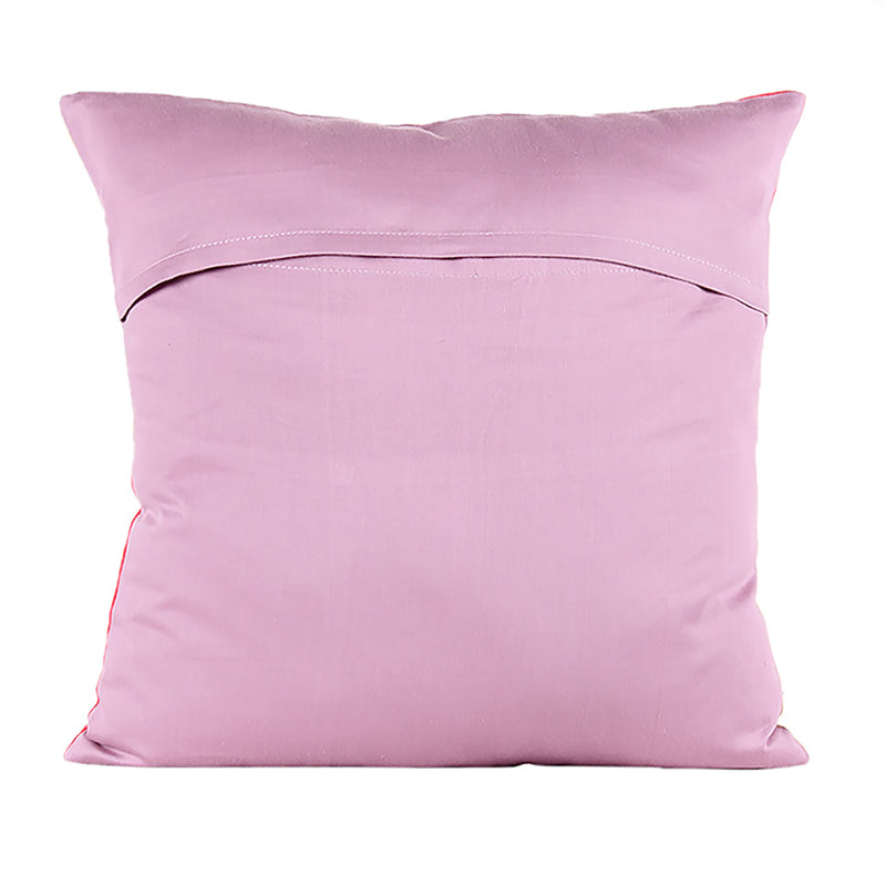 Buy Bhumiti Grided Cushion Cover - Red & Peach Cushion Covers from Vaaree