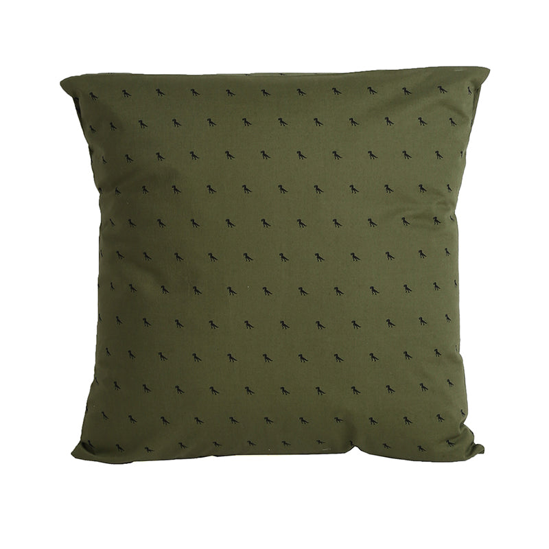 Buy Kahaniya Solid Cushion Cover - Khaki Green Cushion Covers from Vaaree