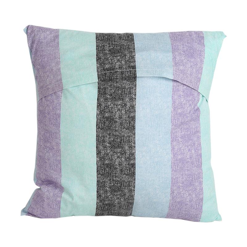 Buy Kahaniya Stripe Cushion Cover - Purple & Blue Cushion Covers from Vaaree