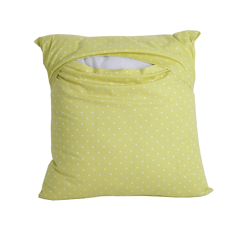 Buy Kahaniya Solid Cushion Cover - Yellow Cushion Covers from Vaaree