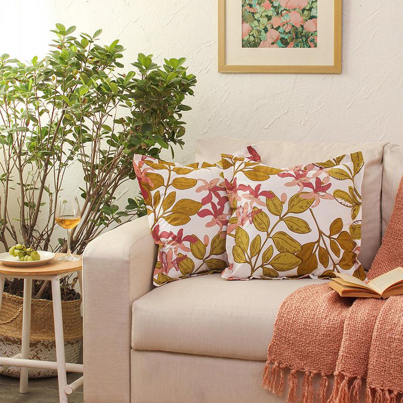 Buy Moringa Cushion Cover - Pink Cushion Covers from Vaaree