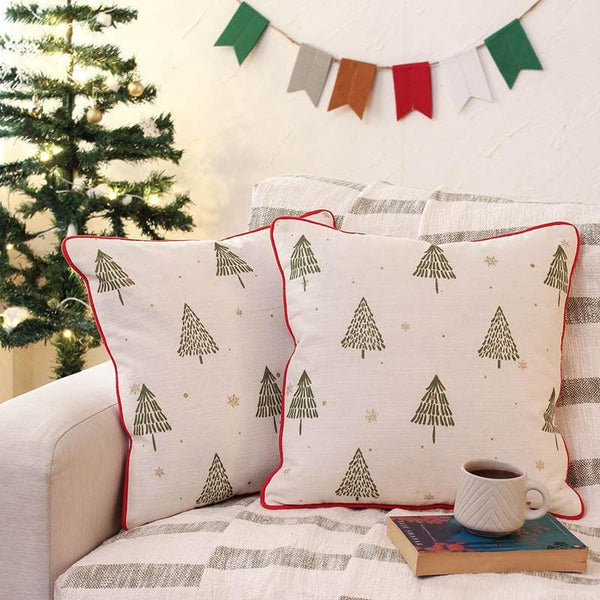 Buy Evergreen Tree Cushion Cover Online in India | Cushion Covers on Vaaree
