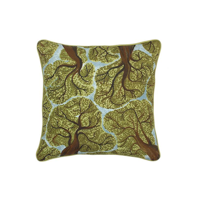 Buy The Grand Tembusu Cushion Cover - Green Cushion Covers from Vaaree