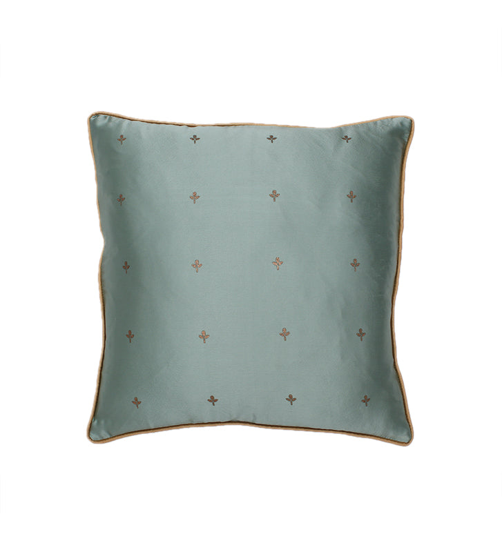 Buy Jaleb Chowk Cushion Cover (Green) - Set Of Two Cushion Cover Sets from Vaaree