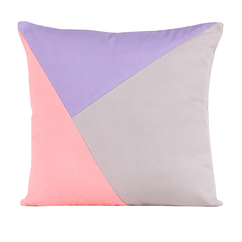 Buy Bhumiti Cushion Cover (Grey & Purple) - Set Of Two Cushion Cover Sets from Vaaree