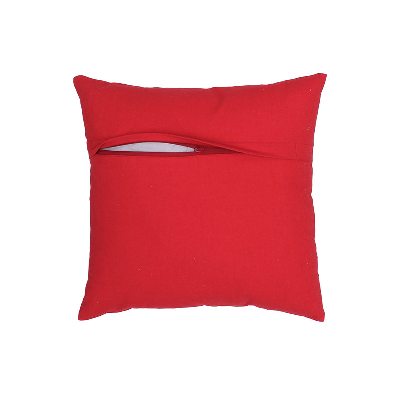 Buy Holly Cushion Cover (Red) - Set Of Two Cushion Cover Sets from Vaaree