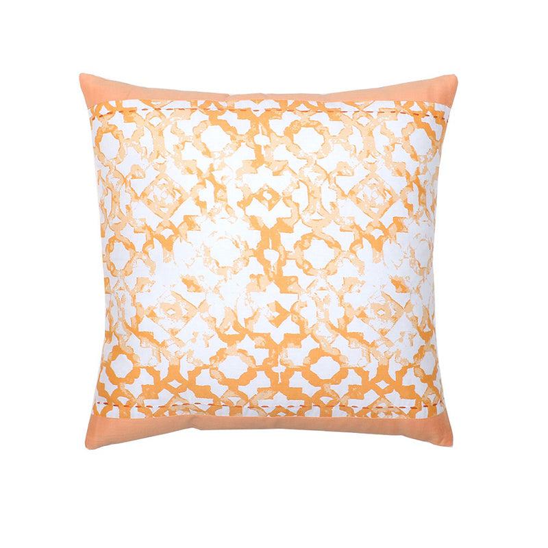 Buy Jaali Cushion Cover (Orange) - Set Of Two Cushion Cover Sets from Vaaree