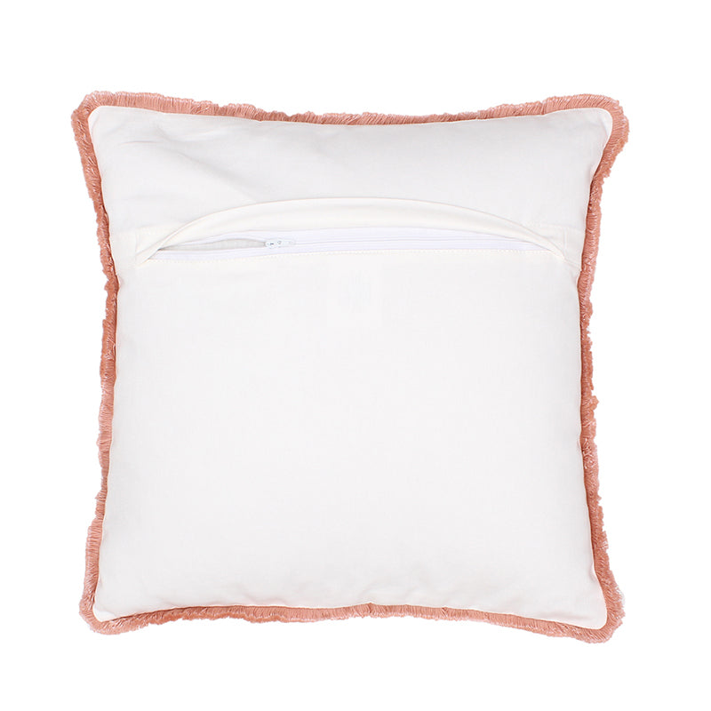 Buy Jacana Cushion Cover (Peach) - Set Of Two Cushion Cover Sets from Vaaree