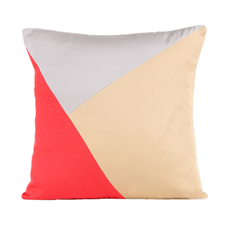 Buy Bhumiti Cushion Cover (Red & Beige) - Set Of Two Cushion Cover Sets from Vaaree