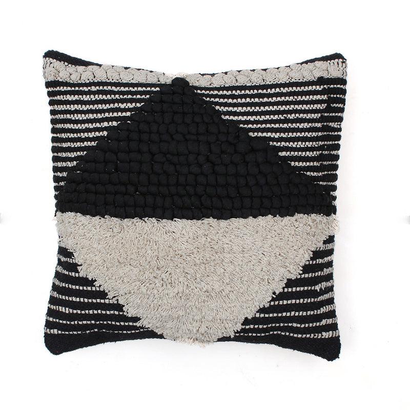 Buy Kani Cushion Cover (Black & Beige) - Set Of Two Cushion Cover Sets from Vaaree