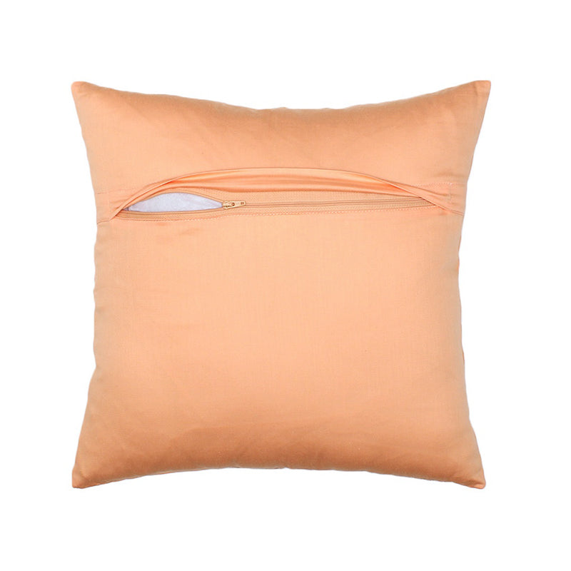 Buy Khubaani Cushion Cover (Peach) - Set Of Two Cushion Cover Sets from Vaaree