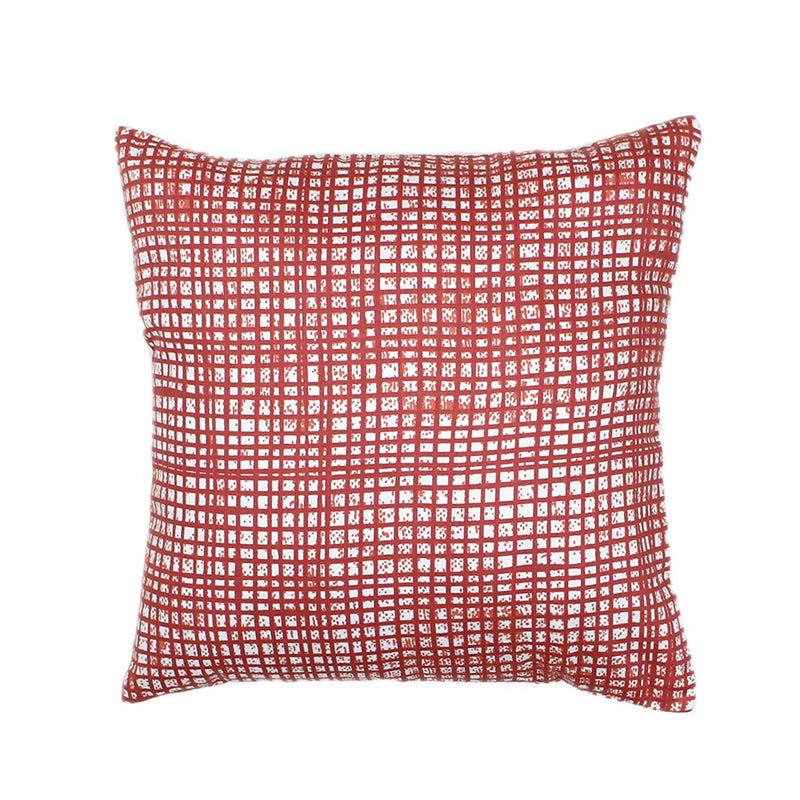 Buy Kattam Kuta Cushion Cover (Red) - Set Of Two Cushion Cover Sets from Vaaree