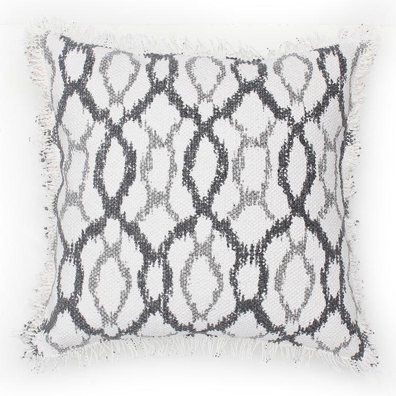 Buy Laher Cushion Cover (Grey) - Set Of Two Cushion Cover Sets from Vaaree