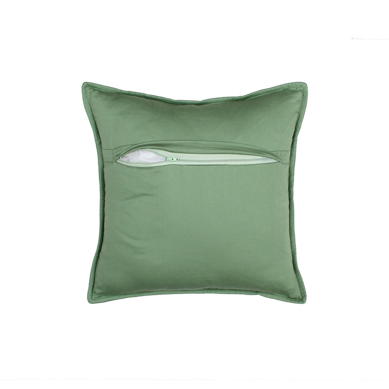 Buy Pallav Cushion Cover (Green) - Set Of Two Cushion Cover Sets from Vaaree