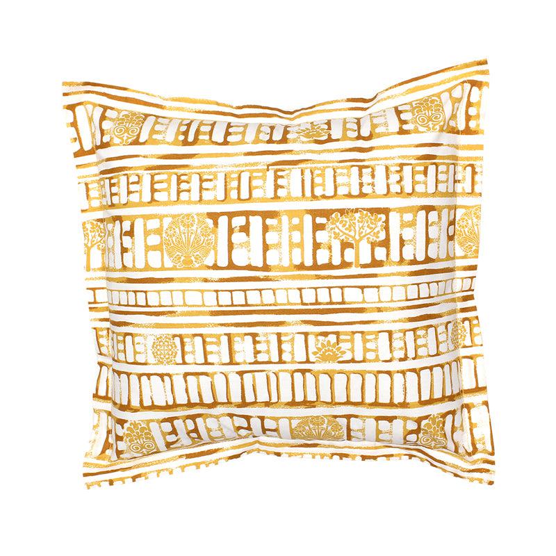 Buy Sanchi Cushion Cover (Yellow) - Set Of Two Cushion Cover Sets from Vaaree