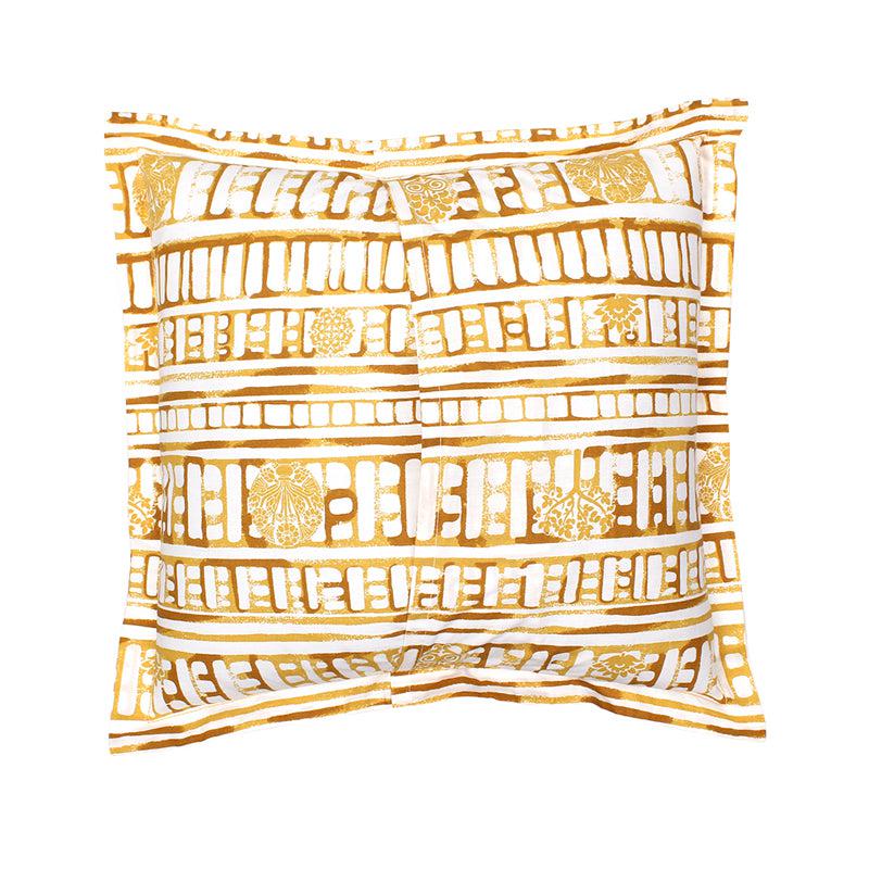 Buy Sanchi Cushion Cover (Yellow) - Set Of Two Cushion Cover Sets from Vaaree