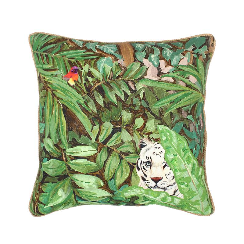 Buy Sunderbans Cushion Cover (Green) - Set Of Two Cushion Cover Sets from Vaaree