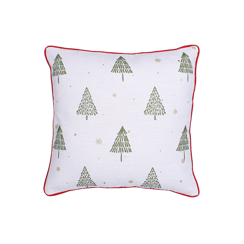 Cushion Cover Sets - Sparkling Tree Cushion Cover (White) - Set Of Two