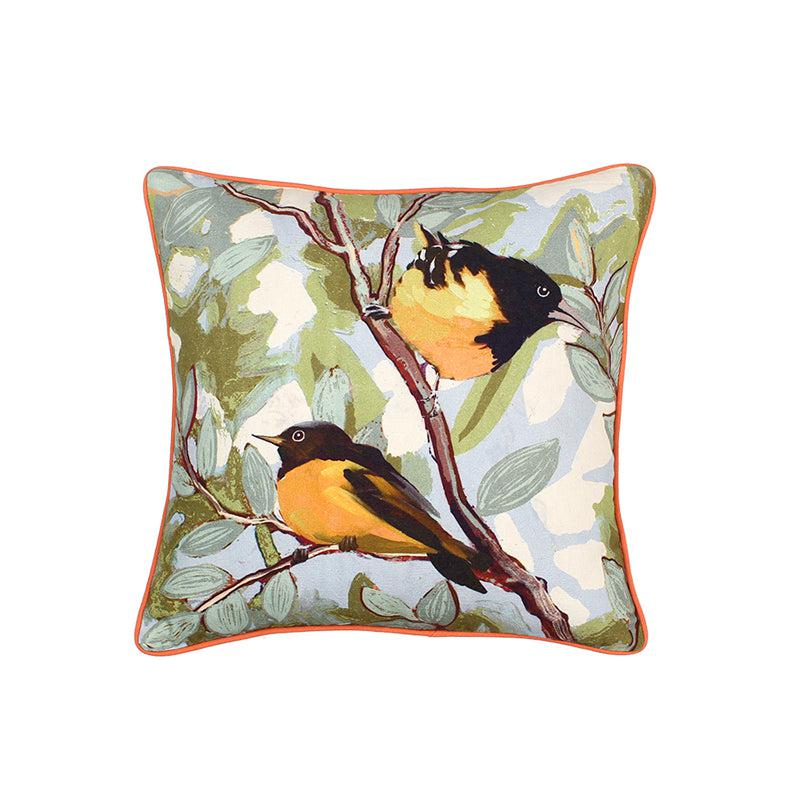 Buy The Native Oriole Cushion Cover - Set Of Two Cushion Cover Sets from Vaaree