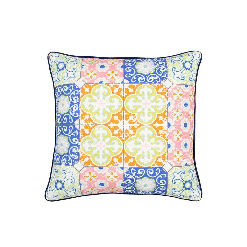 Buy The Peranakan Tiles Cushion Cover - Set Of Two Cushion Cover Sets from Vaaree