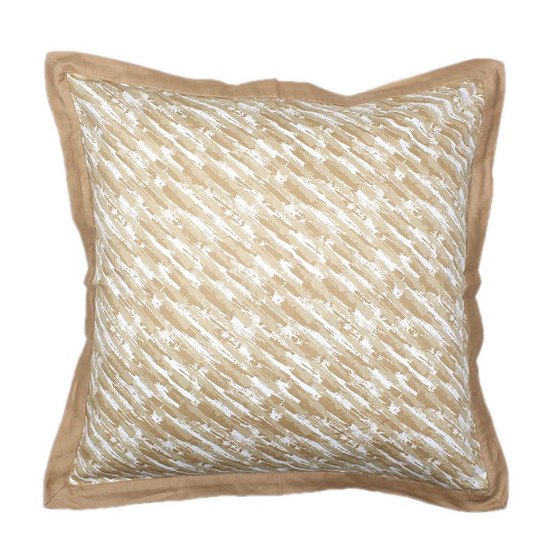 Buy Tulika Cushion Cover (Beige) - Set Of Two Cushion Cover Sets from Vaaree