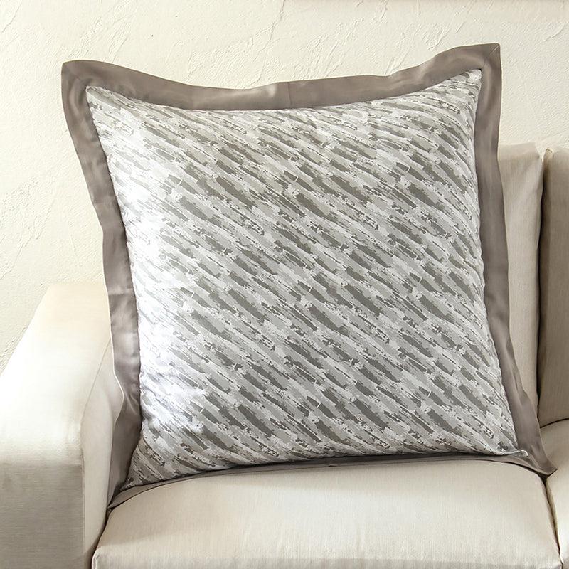 Buy Tulika Cushion Cover (Grey) - Set Of Two Cushion Cover Sets from Vaaree