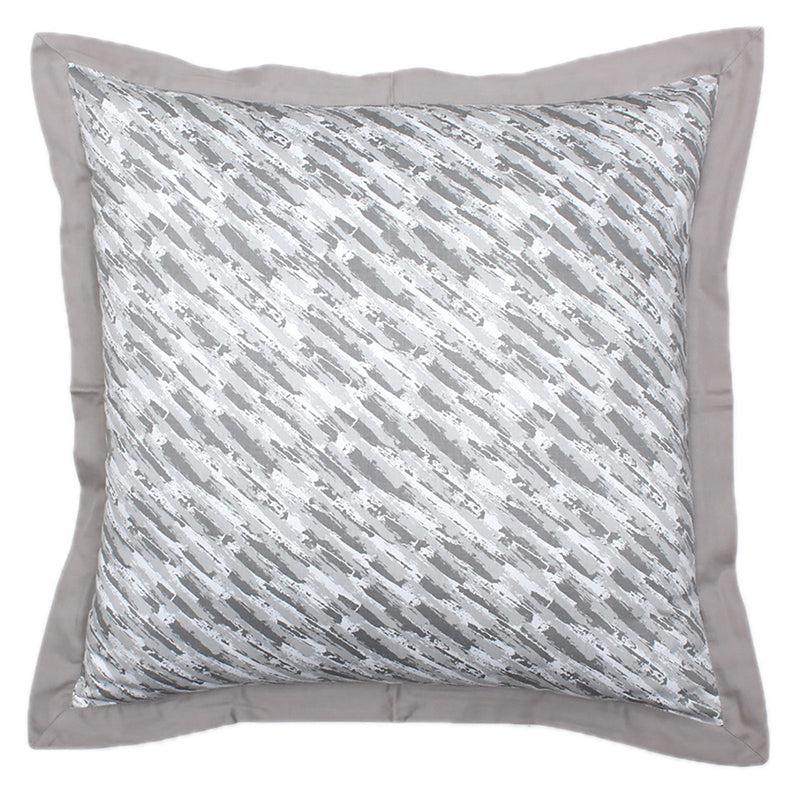 Buy Tulika Cushion Cover (Grey) - Set Of Two Cushion Cover Sets from Vaaree