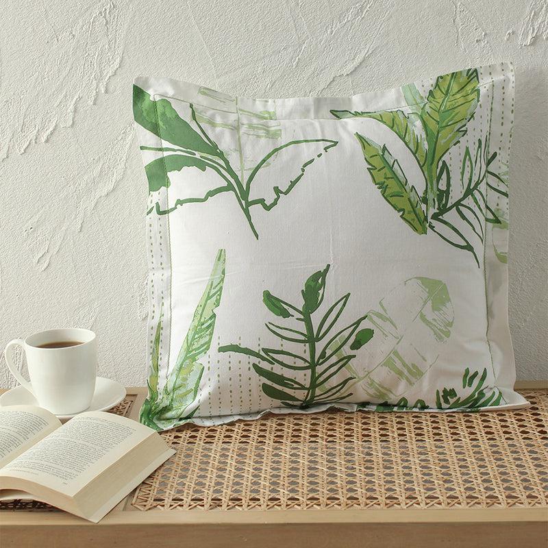 Buy Vanam Cushion Cover (Green) - Set Of Two Cushion Cover Sets from Vaaree