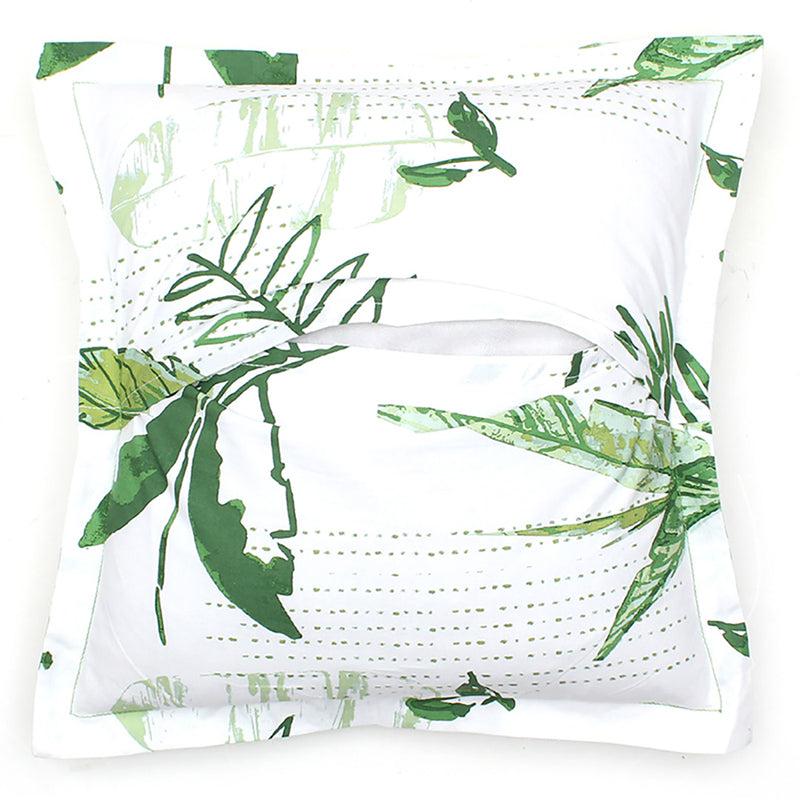 Buy Vanam Cushion Cover (Green) - Set Of Two Cushion Cover Sets from Vaaree