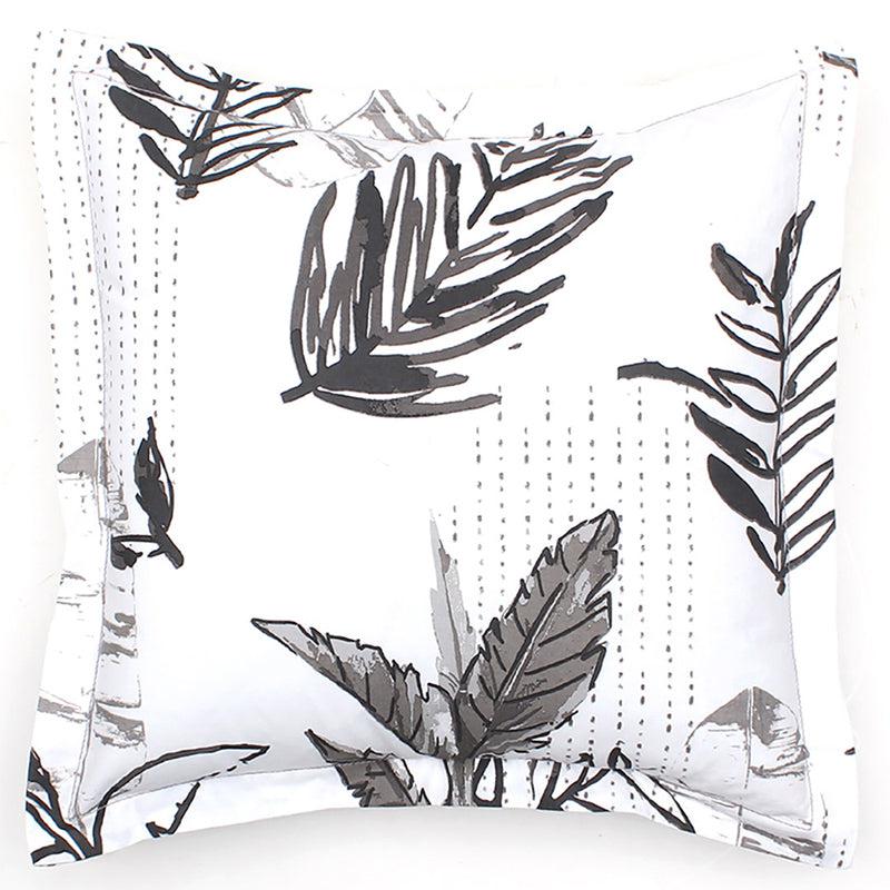 Buy Vanam Cushion Cover (Grey) - Set Of Two Cushion Cover Sets from Vaaree