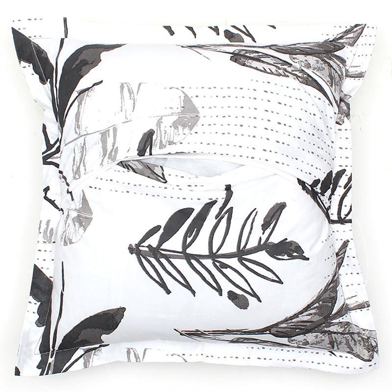 Buy Vanam Cushion Cover (Grey) - Set Of Two Cushion Cover Sets from Vaaree