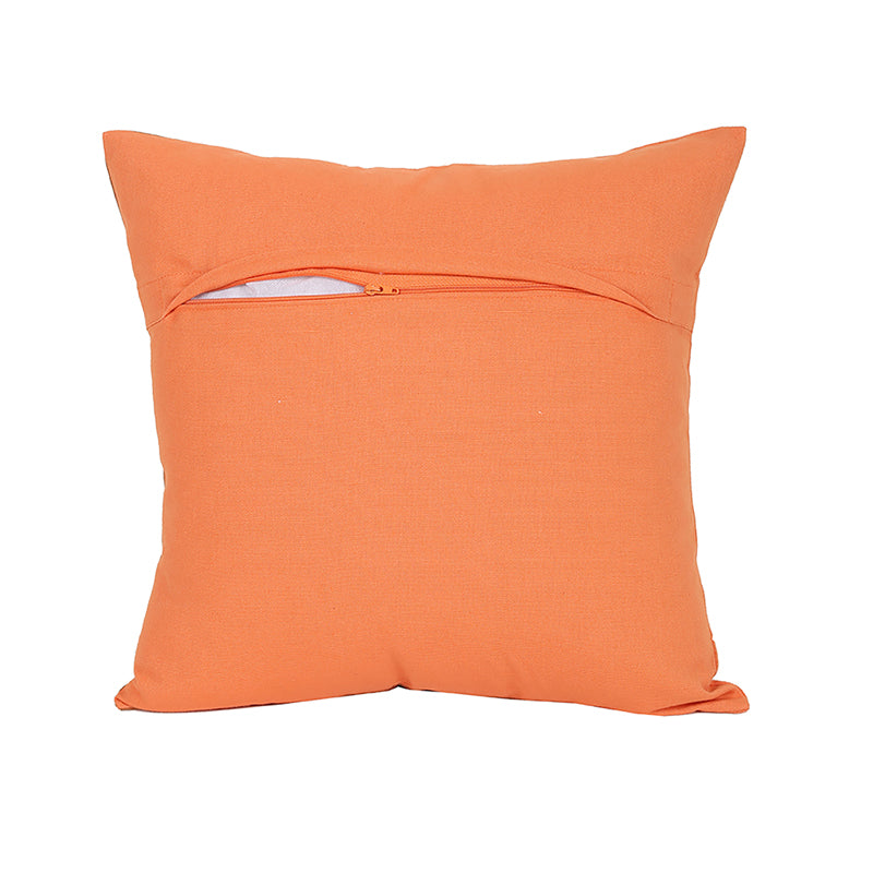 Buy The Fixed Dissection Cushion Cover (Orange) - Set Of Three Cushion Cover Sets from Vaaree