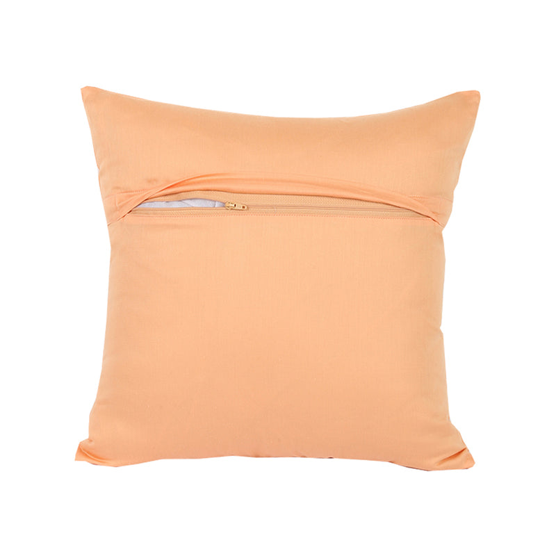 Buy Khubaani Cushion Cover (Peach) - Set Of Three Cushion Cover Sets from Vaaree