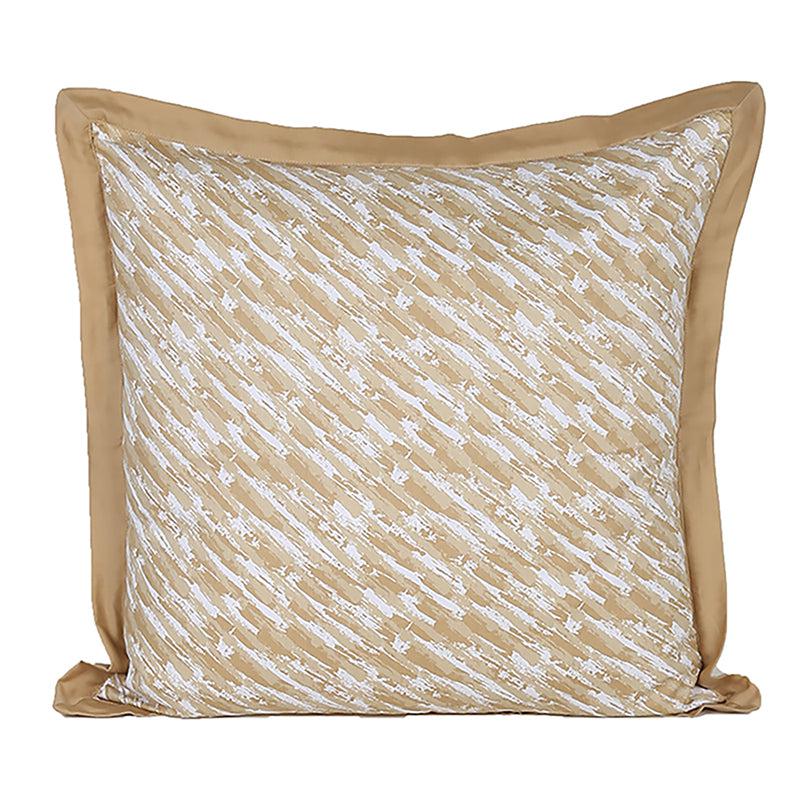 Buy Tulika Cushion Cover (Beige) - Set Of Three Cushion Cover Sets from Vaaree