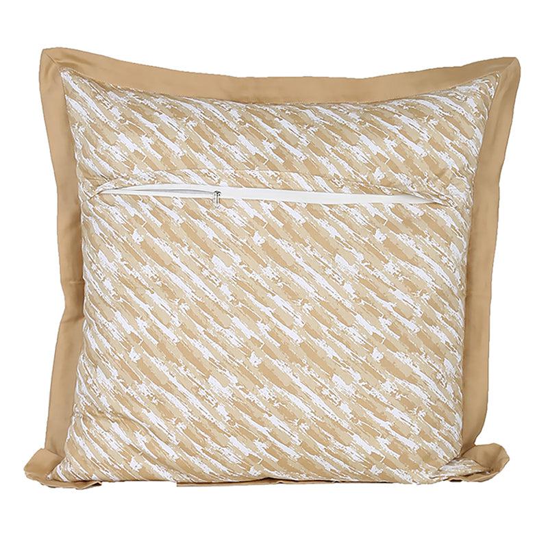 Buy Tulika Cushion Cover (Beige) - Set Of Three Cushion Cover Sets from Vaaree