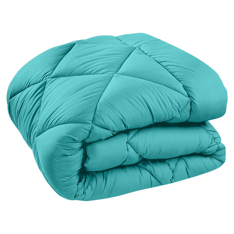 Buy Nihara Revesible Comforter - Green & Blue Comforters & AC Quilts from Vaaree