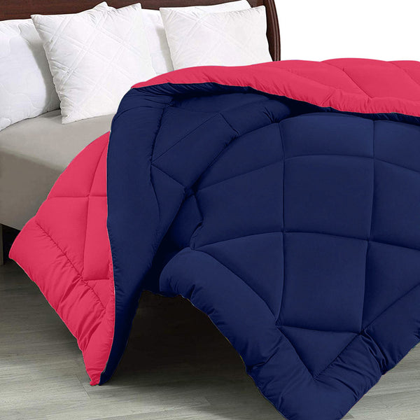 Buy Wide Checkered Comforter- Blue & Red Comforters & AC Quilts from Vaaree