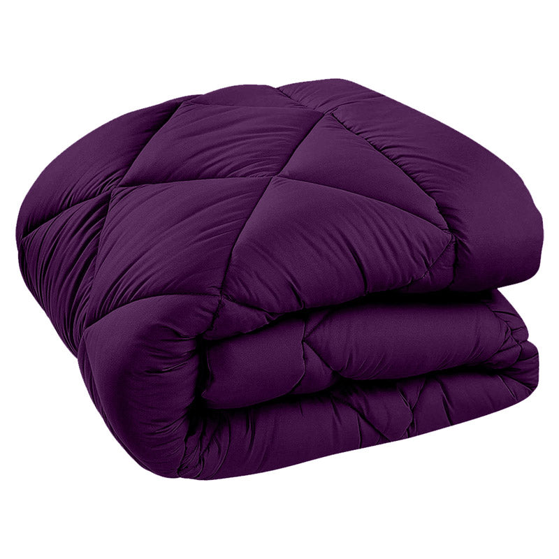 Buy Nihara Reversible Comforter - Violet & Ivory Comforters & AC Quilts from Vaaree