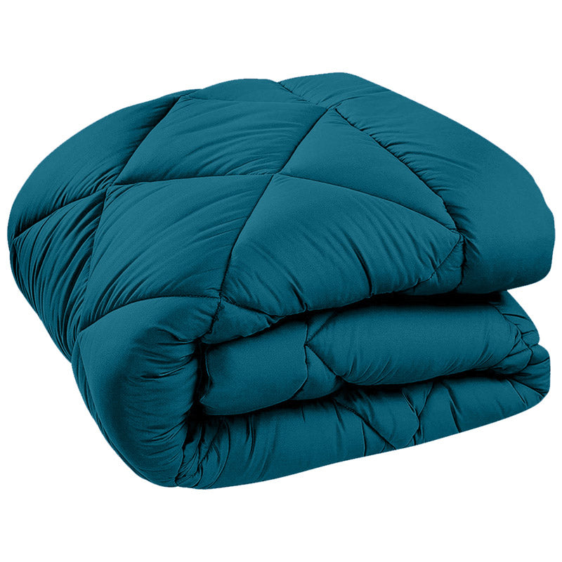 Buy Nihara Reversible Comforter - Aqua & Turquoise Comforters & AC Quilts from Vaaree