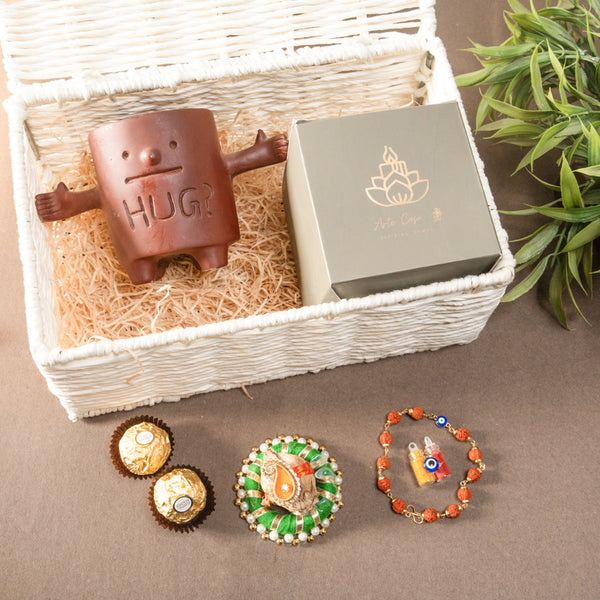 Gift Box - Warm Hug Rakhi Gift Hamper