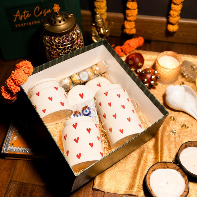 Buy Love Hearts Diwali Gift Box Gift Box from Vaaree