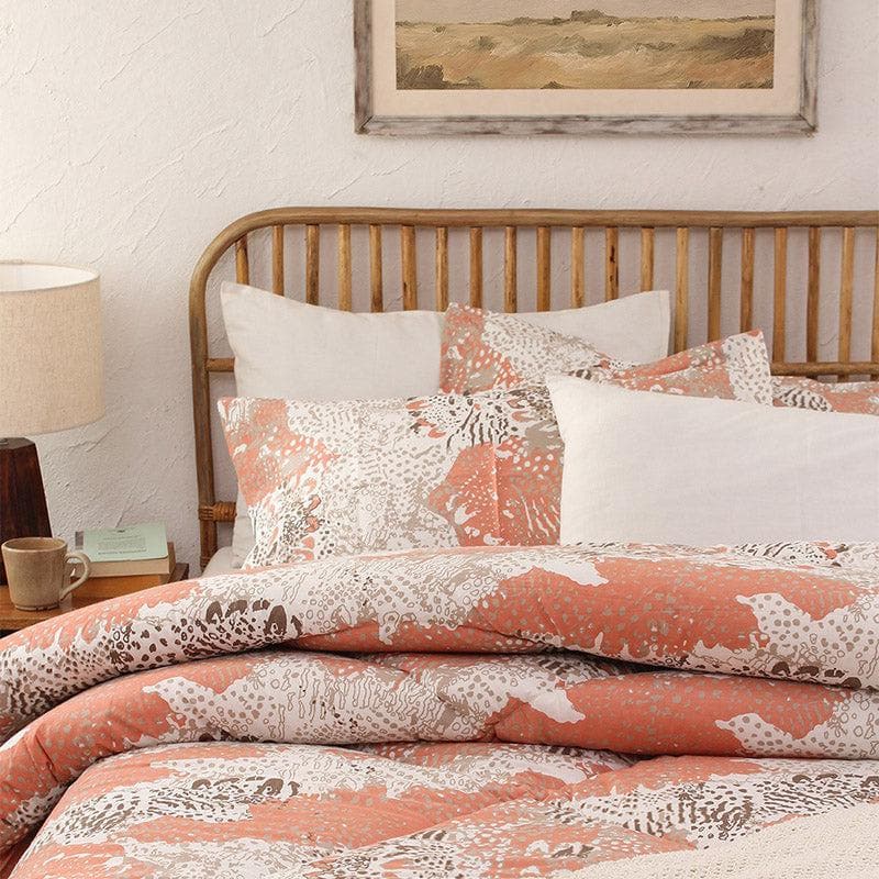 Buy Abstract Splatter Comforter - Peach Comforters & AC Quilts from Vaaree