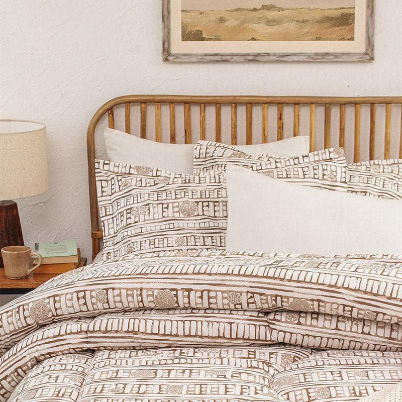 Buy Bricked Comforter - Brown Comforters & AC Quilts from Vaaree