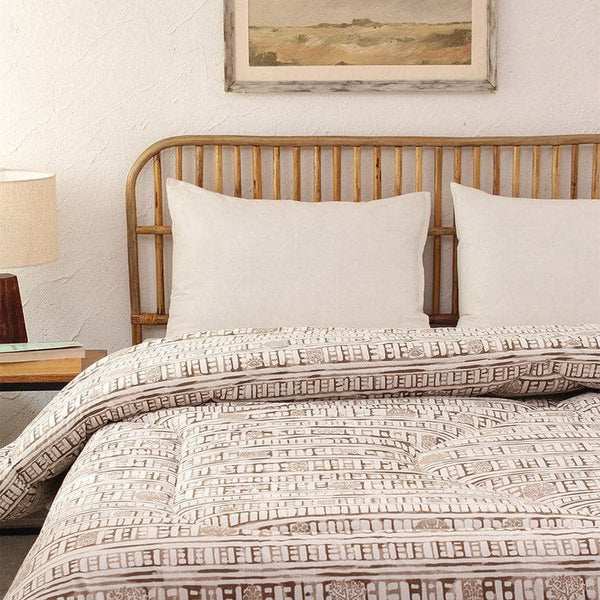 Buy Bricked Comforter - Brown Comforters & AC Quilts from Vaaree