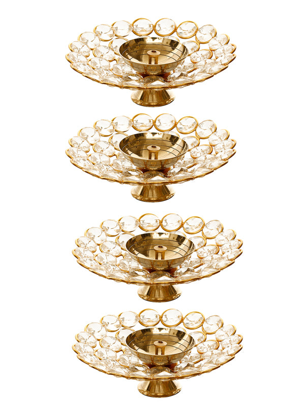 Buy Vintara Festive Diya - Set Of Four Diyas from Vaaree